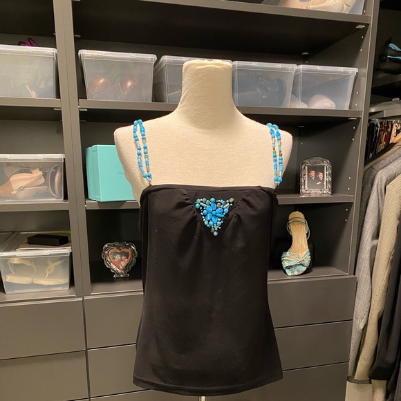 Joseph Ribkoff Black Camisole Size 8 - Picture 4 of 5